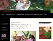 Tablet Screenshot of kodiakherbal.com